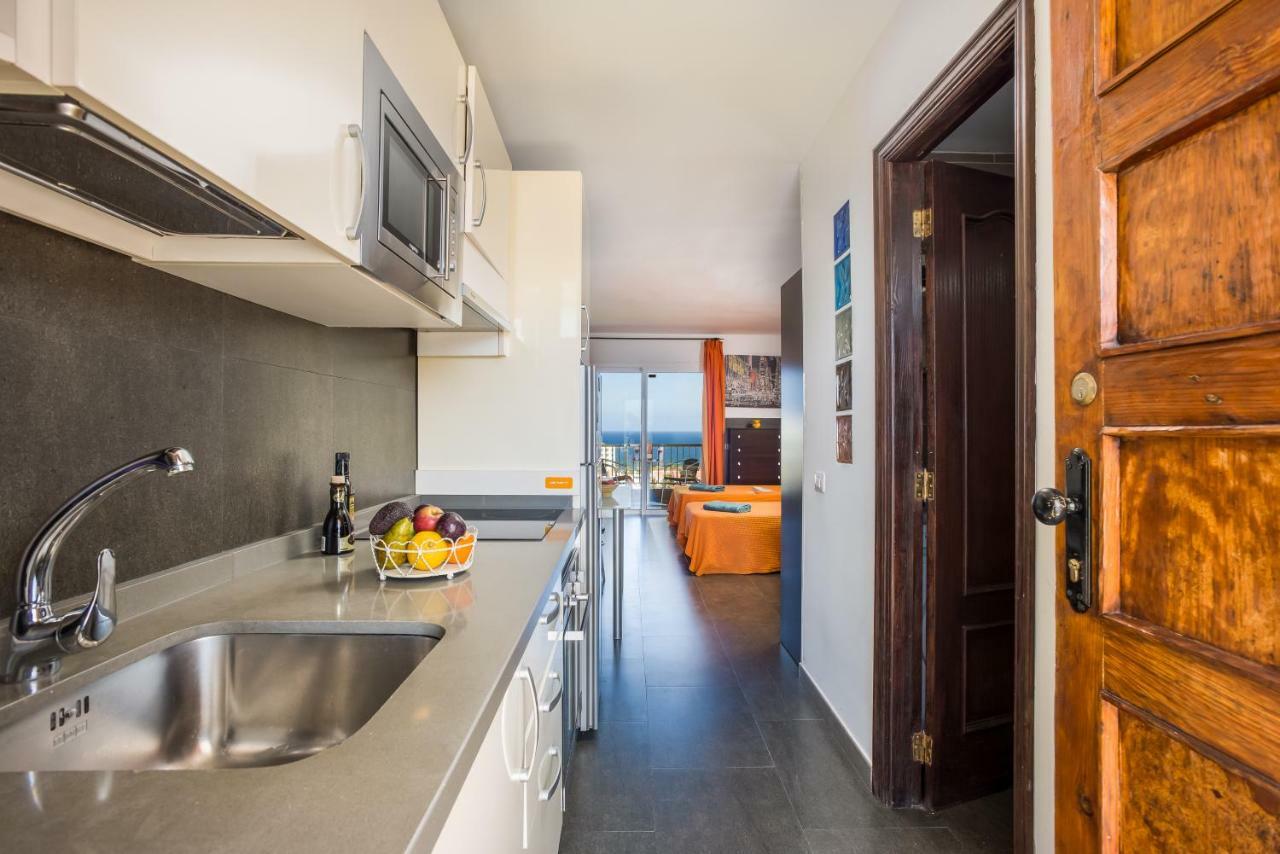 926 Fabulous View Of Lasamericas, Seafront Studio! Playa de las Americas  Exterior photo